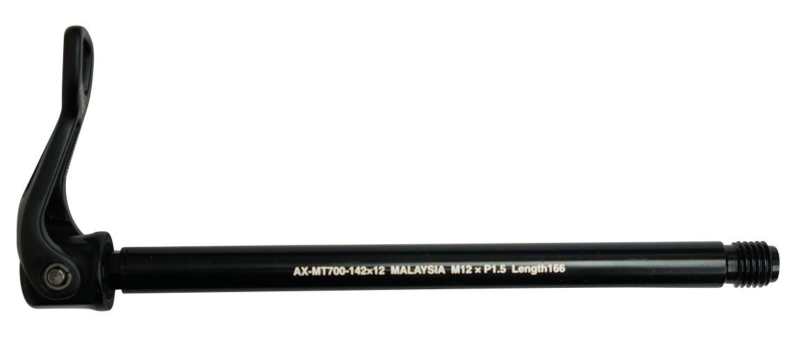 Shimano Spares AX-MT700 Axle for E-Thru Rear 142 mm hubs, 12 mm Diameter