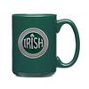 Heritage Pewter Irish Coffee Mug, Dark Green view 1