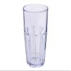 Yanco HA-012 Hawaii Double Rocks Tumbler, 12 oz Capacity, 3.5" Diameter, 4" Height, Plastic, Clear Color, Pack of 72 view 1