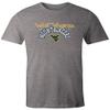NCAA West Virginia Mountaineers Adult Women NCAA Classic Arch Script Image One Women's Triblend Short sleeve T-Shirt, Medium,HeatherGrey view 1