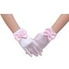 Girls Dress Gloves Girls Gloves Lace Womens Glove First Communion Gloves Girls Satin Gloves Girl Gloves Girl Lace Gloves Toddler Child The First Time view 1