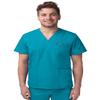 Sivvan Unisex Scrubs - V-Neck Scrub Top - S8304 - Teal Blue - XXS view 1