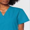 Sivvan Unisex Scrubs - V-Neck Scrub Top - S8304 - Teal Blue - XXS view 3