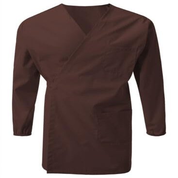 7 Encounter Unisex Multifuctional Wrap Smock With Chest And Side Pockets (Brown, L/XL)