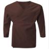 7 Encounter Unisex Multifuctional Wrap Smock With Chest And Side Pockets (Brown, L/XL) view 1