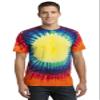 Port & Company -Window Tie-Dye Tee 2XL Rainbow view 1