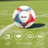 Baden Premier Team Soccer Ball | High-Performance, Durable Construction for Training and Matches | White/Gray, Size 5 view 4
