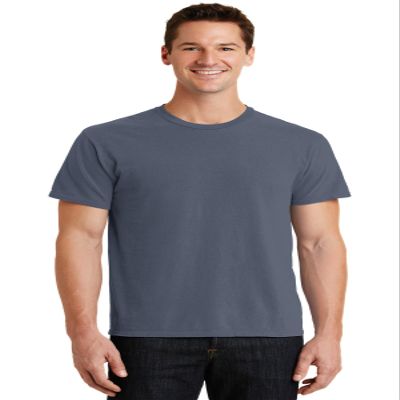 Port & Company Beach Wash Garment-Dyed Tee XL Denim Blue