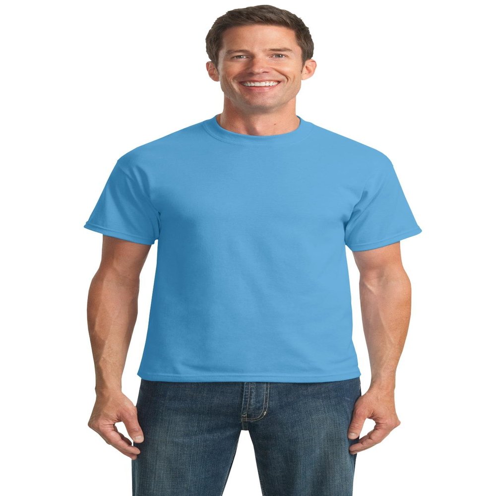 Port & Company - Core Blend Tee S Aquatic Blue