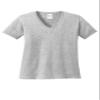 Port & Company Ladies Core Cotton V-Neck Tee XS Aquatic Blue view 2