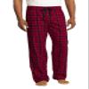 District Flannel Plaid Pant S New Red view 1