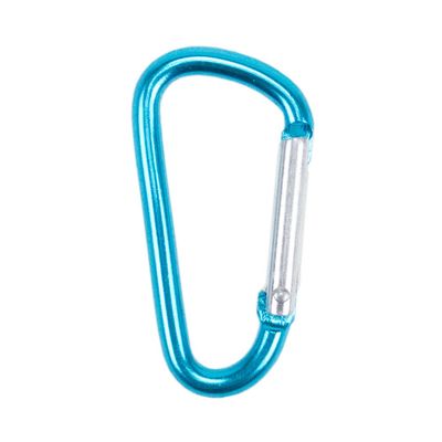 Craft County Colorful 40mm D Shaped Spring Loaded Snap Hook Aluminum Gate 1.5 Inch