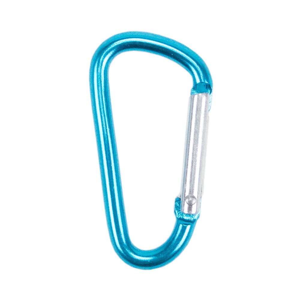 Craft County Colorful 40mm D Shaped Spring Loaded Snap Hook Aluminum Gate 1.5 Inch