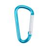 Craft County Colorful 40mm D Shaped Spring Loaded Snap Hook Aluminum Gate 1.5 Inch view 1