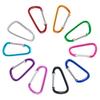 Craft County Colorful 40mm D Shaped Spring Loaded Snap Hook Aluminum Gate 1.5 Inch view 3