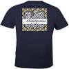 NCAA Midshipmen Women's Double Pattern Scroll Favorite Short sleeve T-Shirt, Small,Navy view 2