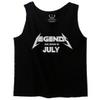 0044. It's My Birthday Funny Legends are Born in July Gift 20th 30th 40th 50th Men's Tank Top (Black, Large) view 1