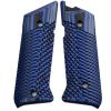 StonerCNC Mark IV Target Hunter or Competition Grips G10 Slash and Burn Design Will Fit Ruger Mark IV Rimfire Only (Blue Black) view 1