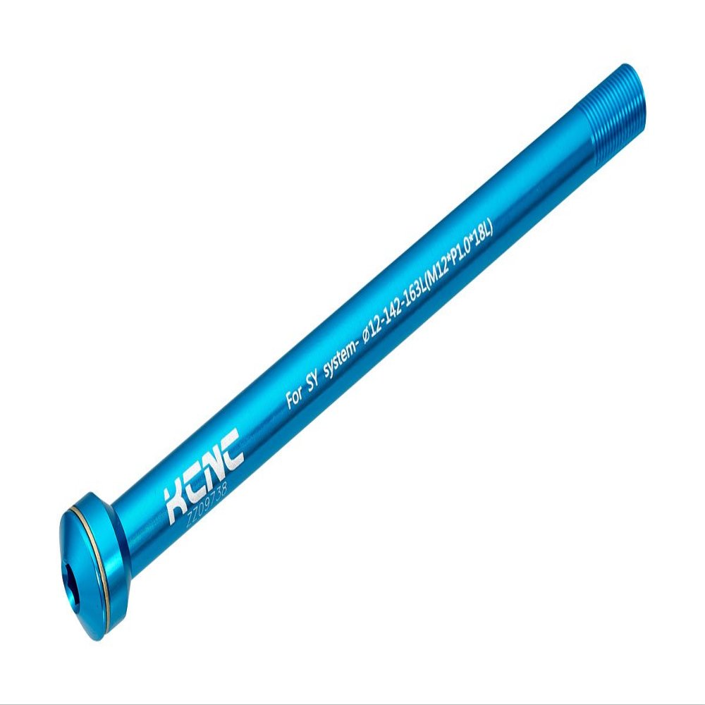 KCNC KQR08 524697 Bicycle Lightweight Hub Parts, Hex Type, Through Axle, Skewer, 0.5 x 5.6 inches (12 x 142 mm), SYNTACE X-12 Yaw (Rear), Blue