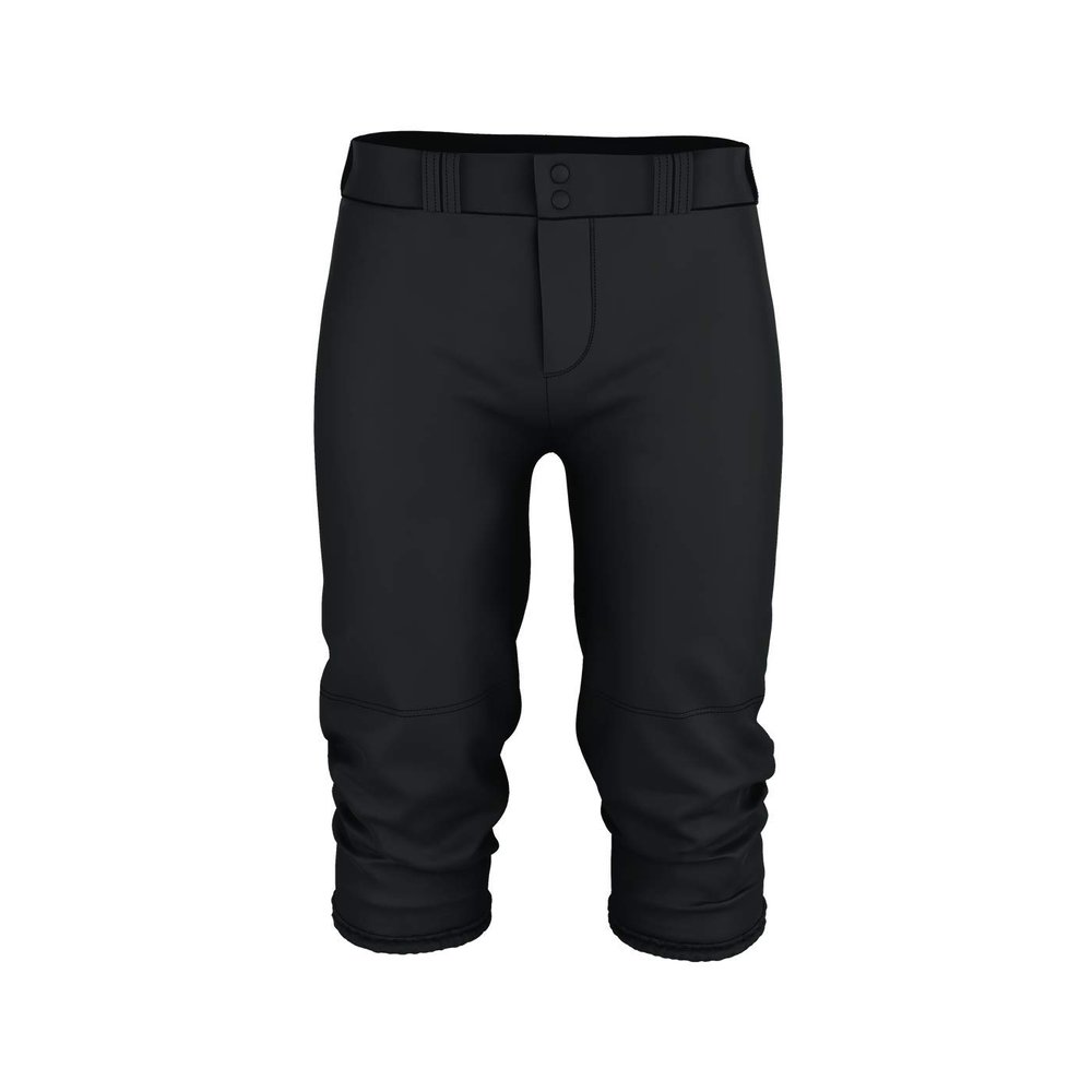 Alleson Athletic Men's Capri, Black, X-Large