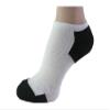 COUVER Performance No Show Athletic Running Socks with breathable mesh for Men and Women, White/Black Medium ( 3 Pack) view 3