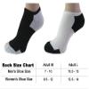 COUVER Performance No Show Athletic Running Socks with breathable mesh for Men and Women, Black/Silver Medium ( 3 Pack) view 4