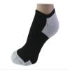 COUVER Performance No Show Athletic Running Socks with breathable mesh for Men and Women, Black/Silver Large ( 3 Pack) view 3