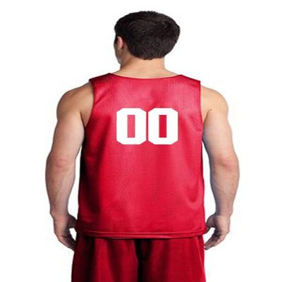 Custom Basketball Jersey - Numbers Only (X-Large, Red)