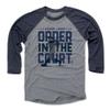 500 LEVEL Aaron Judge 3/4 Sleeve T-Shirt (Baseball Tee, XXX-Large, Navy/Heather Gray) - Aaron Judge Order B view 1