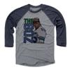 500 LEVEL Brian Bosworth LIB B 3/4 Sleeve T-Shirt (Navy/Heather Gray, XXX-Large) view 1