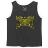 0027. USA Military Eagle American Proud United States of America US Patriotic Style Men's Tank Top (Charcoal, X-Large) view 1