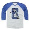 500 LEVEL Andre Dawson Baseball Shirt XXX-Large Royal/Ash - Vintage Chicago Cubs Fan Apparel - Andre Dawson Sketch 8 B view 1