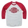 500 LEVEL Brian Bosworth Baseball Shirt XXX-Large Red/Ash - Vintage Oklahoma Hockey Fan Apparel - Brian Bosworth Football R view 1