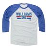 500 LEVEL Billy Williams Tee Shirt (Baseball Tee, XXX-Large, Royal/Ash) - Billy Williams Font B view 1