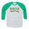 500 LEVEL Catfish Hunter Tee Shirt (Baseball Tee, XXX-Large, Green/Ash) - Catfish Hunter Font G view 1