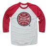 500 LEVEL Barry Larkin 3/4 Sleeve T-Shirt (Baseball Tee, XXX-Large, Red/Ash) - Barry Larkin Ball R view 1