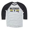 500 LEVEL Bill Mazeroski Tee Shirt (Baseball Tee, XXX-Large, Black/Ash) - Bill Mazeroski Font K view 1