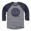 500 LEVEL Harmon Killebrew Tee Shirt (Baseball Tee, Large, Navy/Heather Gray) - Harmon Killebrew Ball B view 1