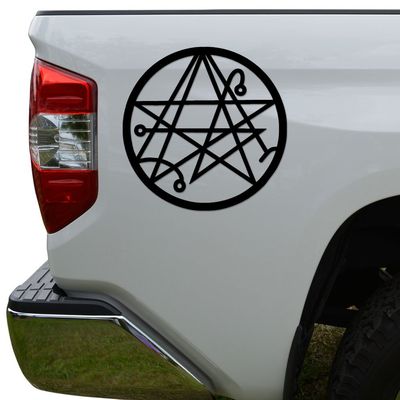 Rosie Decals Necronomicon Goddess Wiccan Die Cut Vinyl Decal Sticker For Car Truck Motorcycle Window Bumper Wall Decor Size- [6 inch/15 cm] Tall Color- Gloss White