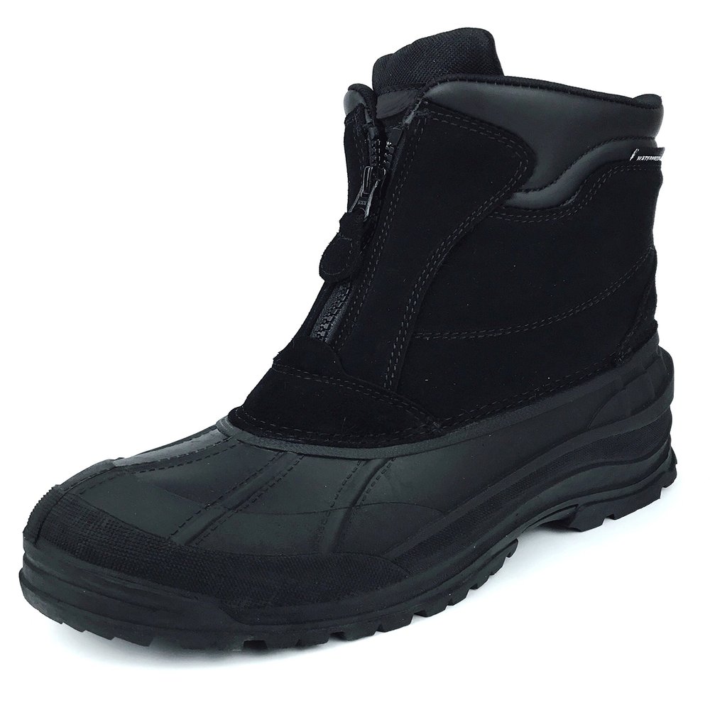 MEADA A106 Winter Duck Snow Boot Black 13