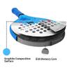IANONI Beach Tennis Racket Carbon Paddle Fiber Grit Face with EVA Memory Foam Core Beach Tennis Raquet (Blue) view 2