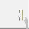 IOMIC Opus2 Putter M58 Putter Grip, Yellow x White view 3