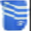 IOMIC Opus2 Putter M58 Putter Grip, Blue x White view 1