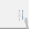 IOMIC Opus2 Putter M58 Putter Grip, Blue x White view 3