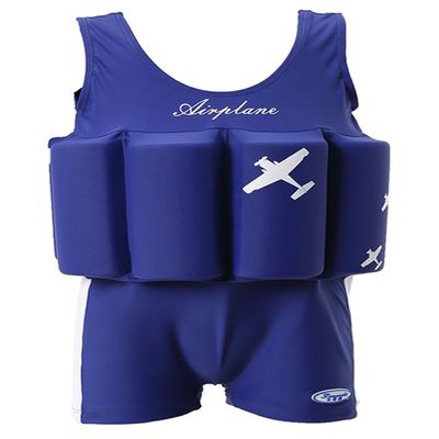 Baby Kids Boys Girls One-Piece Swimsuit with UPF 50+ Sun Protection, Long Sleeve Rash Guard for Toddler, Beach Pool Swimming, Summer Vacation Outfit Blue 6-7years
