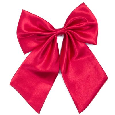 Kajeer Ladies Girl Bowknot Bow Tie - Adjustable Pre-tied Solid Color Handmade Bowties for Women Costume Accessory