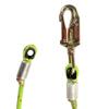 Rope Logic 1/2" x 12' Wire Core Swivel Snap Flipline Green view 2