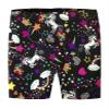 Made in USA Girls Underwear Novelty Bike Under Shorts Biker for Play School Uniform Dance Class and Under Dresses, Unicorn Black, 14 view 1