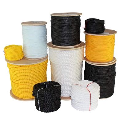 SGT KNOTS Twisted Polypropylene Rope - Floating, Nautical for Marine, Boating, Fishing, Camping, Indoor/Outdoor Project (5/8 in x 100 ft, White)