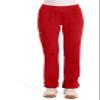 Cherokee Women Scrub Pant with Straight Leg Pull-on Pant Medical Bottom with 4 Pocket & 2-Way Stretch Fabric Plus Size - WW110, 3XL, Red view 1